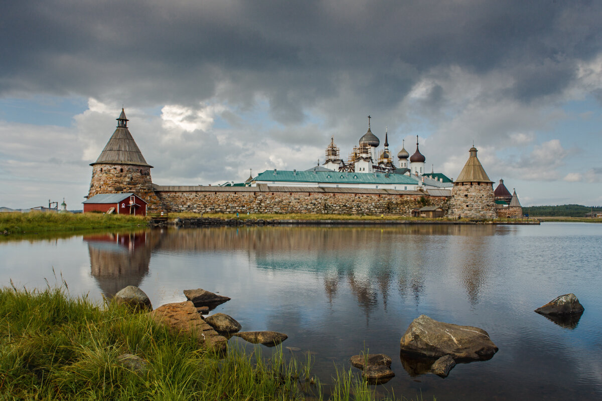 Соловецкий монастырь панорама