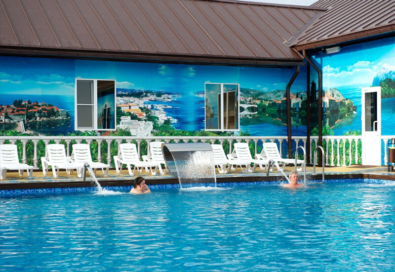 Горячий источник, дом отдыха Старая мельница, поселок Мостовой.