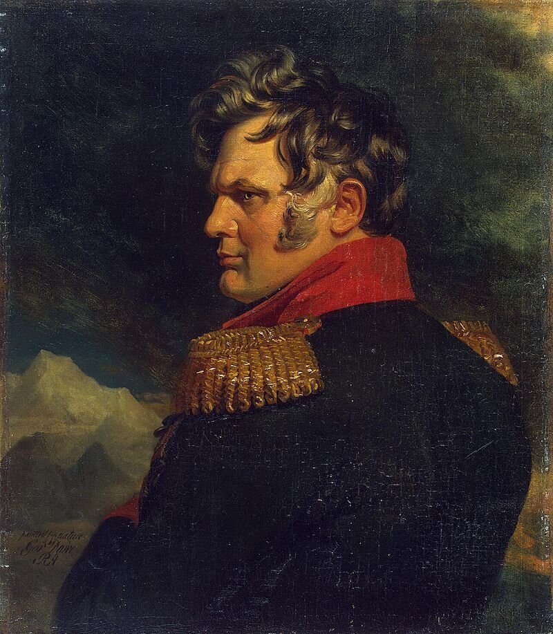 Джордж Доу. Портрет Алексея Петровича Ермолова, 1824 г. 