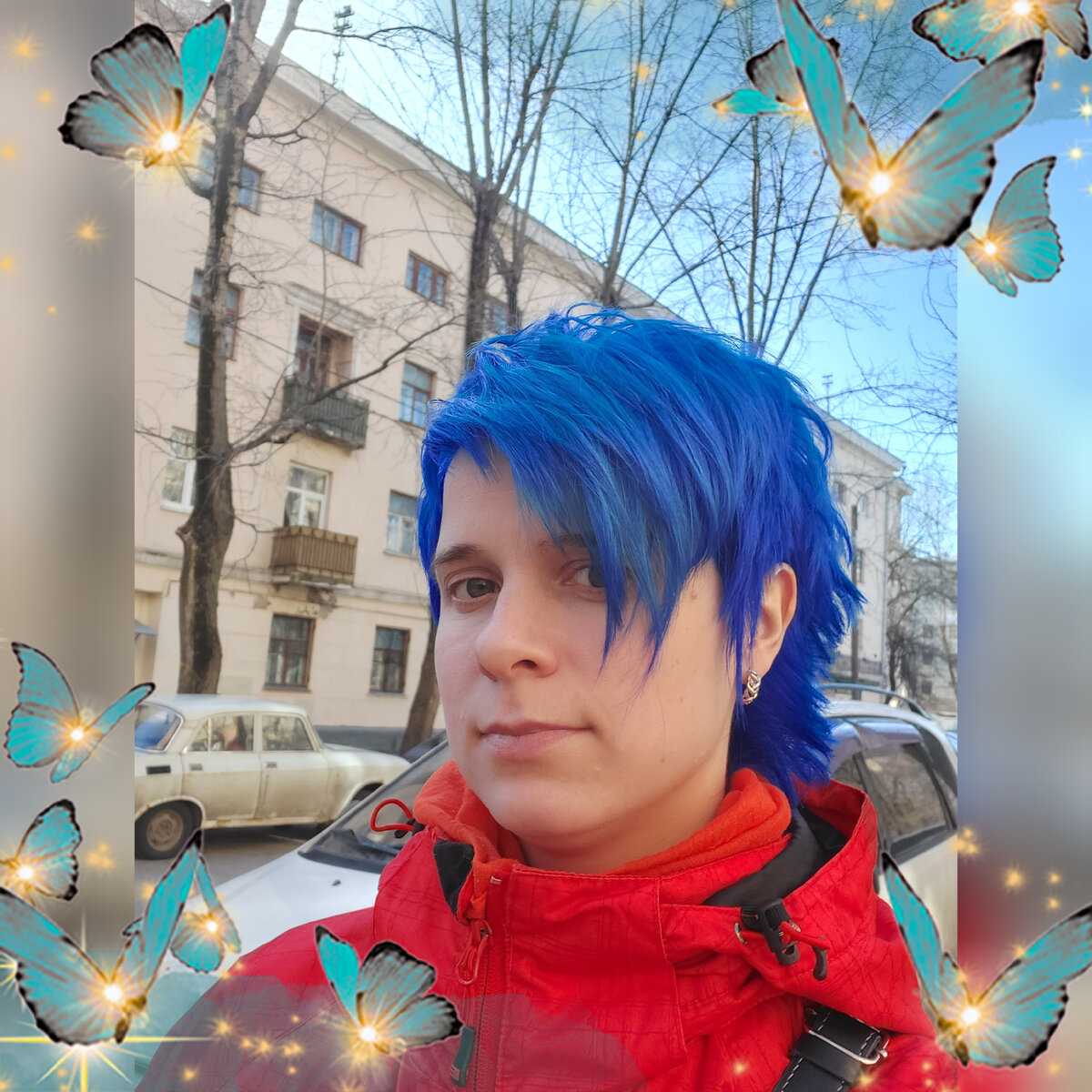 Моя обычная прическа, в немного прошлой жизни.