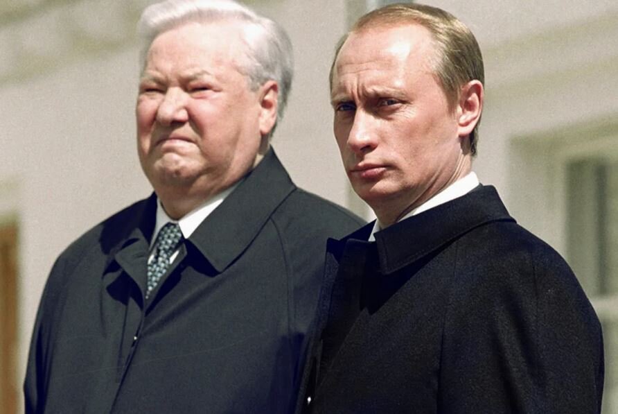 Ельцин и Путин (иллюстрация из открытых источников)