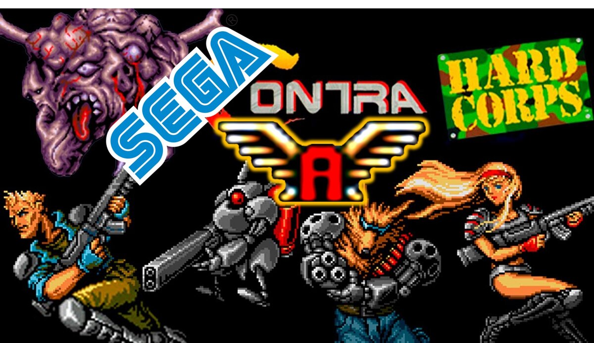 Contra Hard Corps - один из мощнейших футуристических боевиков 90-х