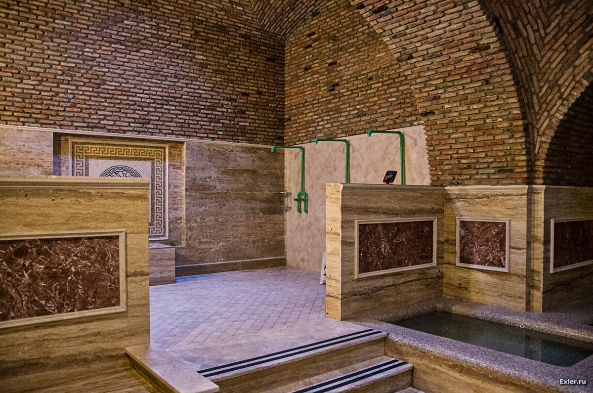 Серные бани. Район Абанотубани