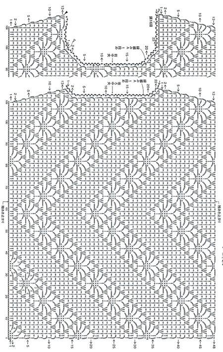 Вязание крючком схемы бесплатно филейное вязание туники