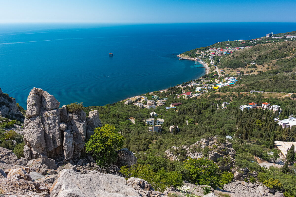 Отдых в Крыму, Голубой Залив (Симеиз). Что посмотреть в поселке Голубой Залив на