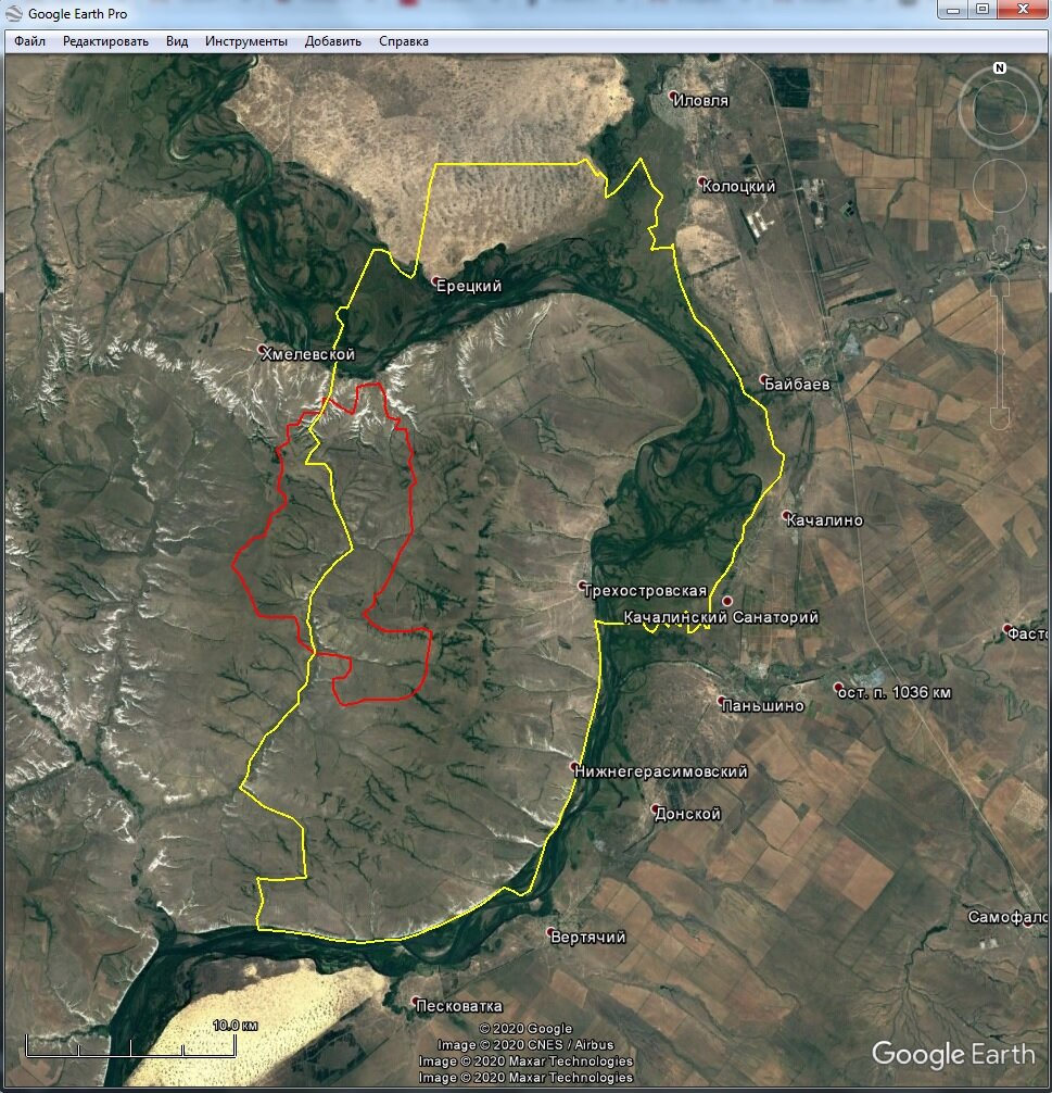 Природные парки волгоградской области карта