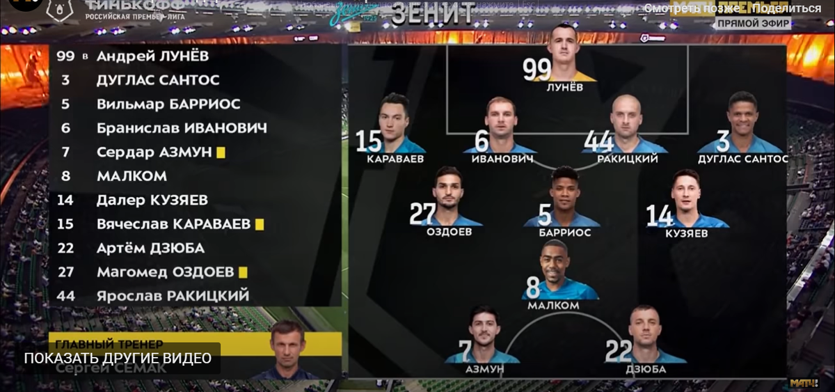 Кузяев играл в атаке