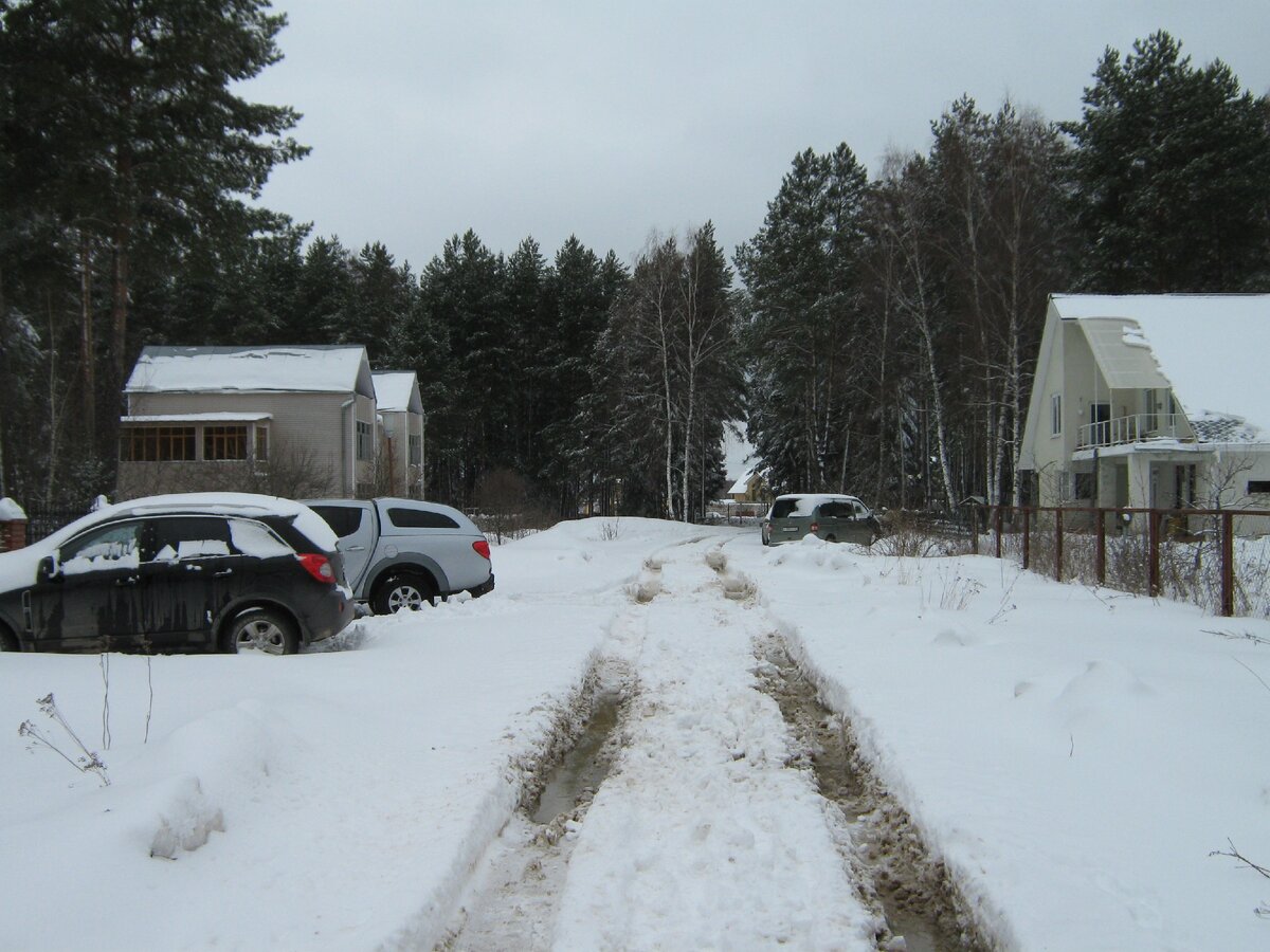 Бездорожьенежная колея