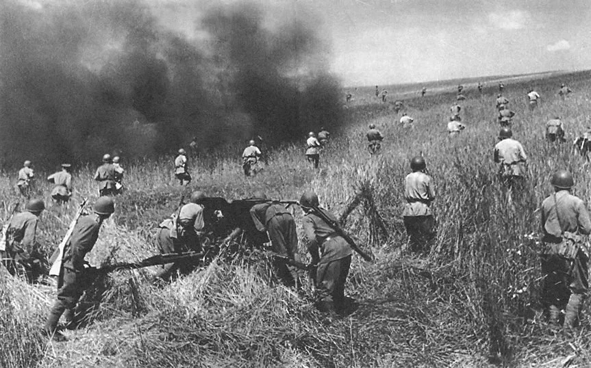 Фотография сделанная советскими корреспондентами.