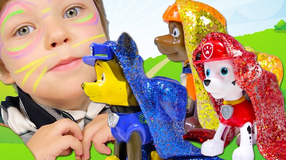 слайм своими руками с блестками