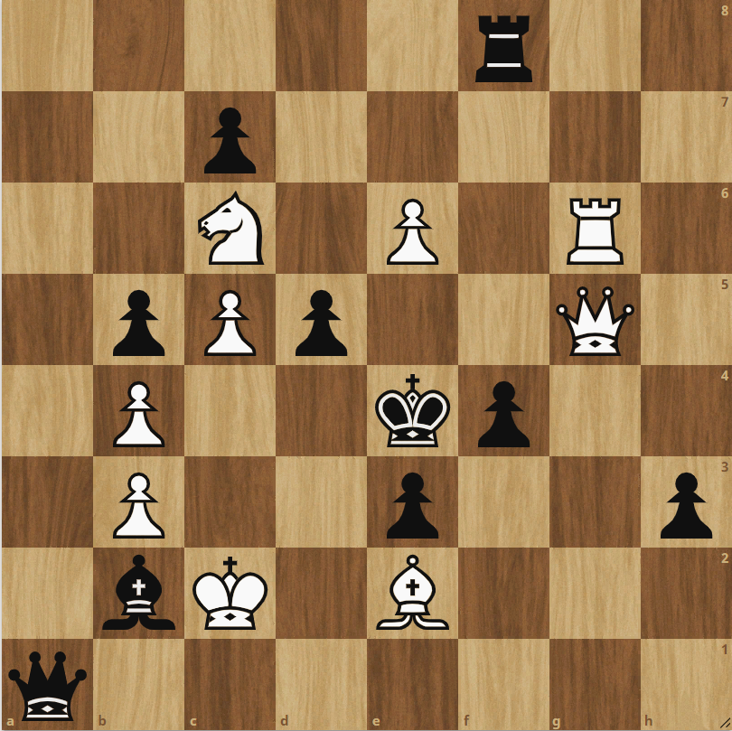 Ход белых. Мат в 2 хода! Удачи! Источник:Ласло Полгар "Шахматы-5334 задачи,комбинации,партии"