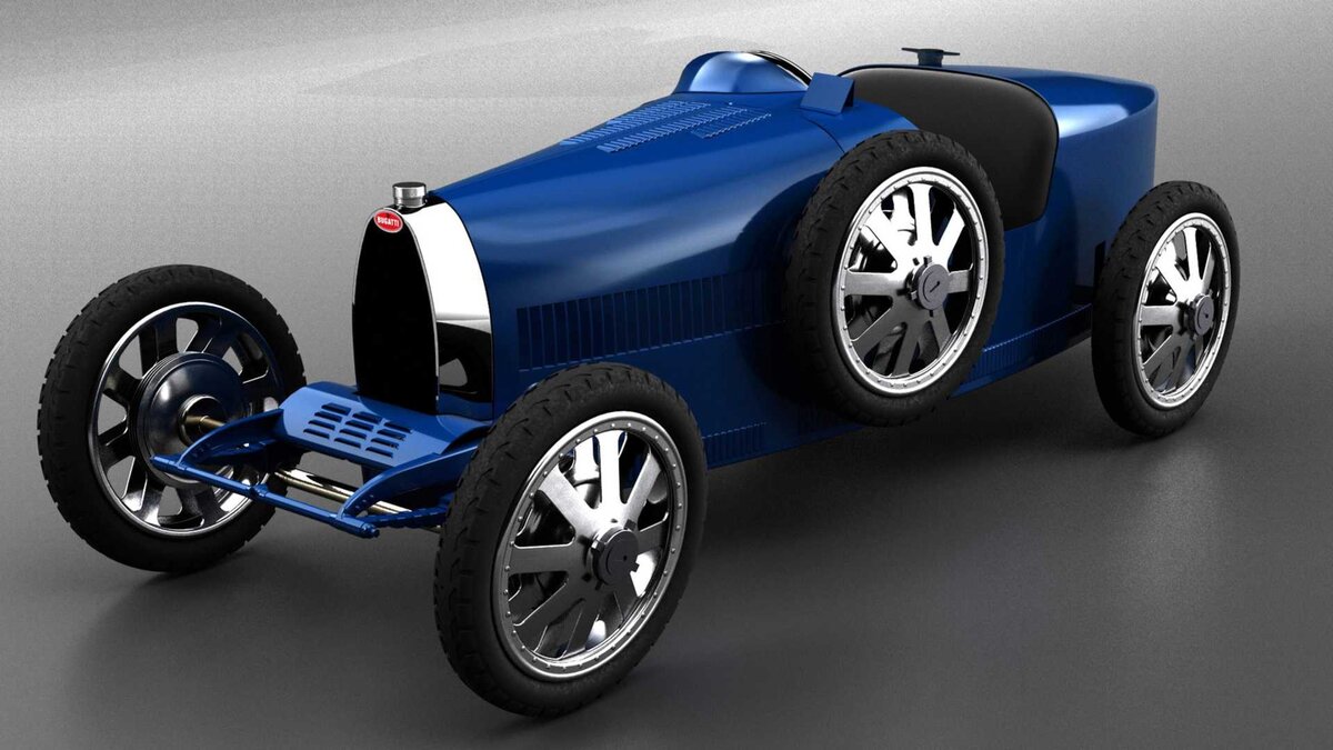 Проект возрождения детского электромобиля Bugatti Baby