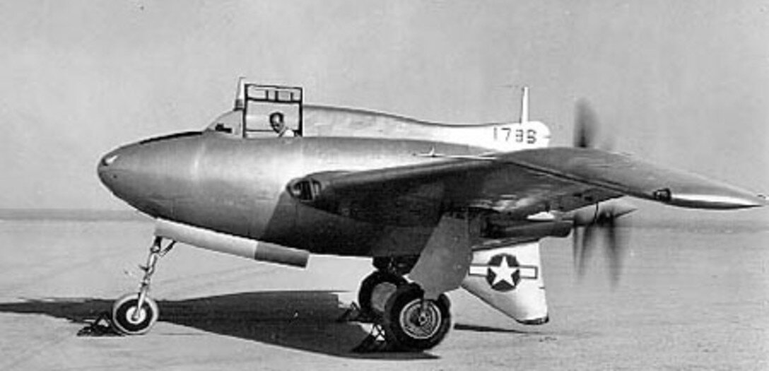 XP-56 Black Bullet вид сбоку