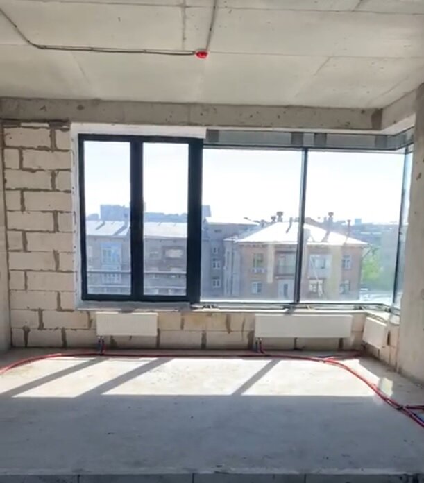 Окна в гостиной. Фото автора