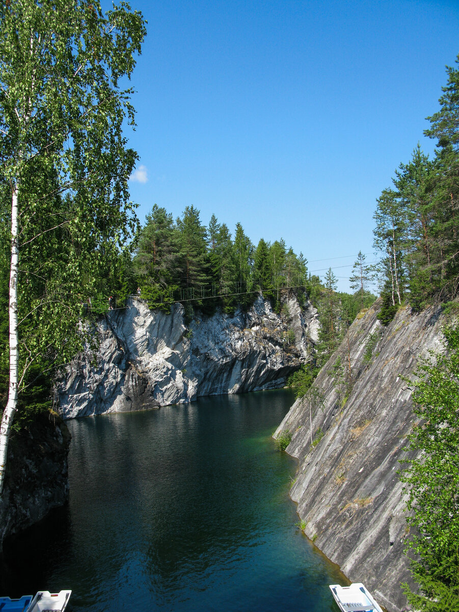 Каньон рускеала карелия мраморный фото