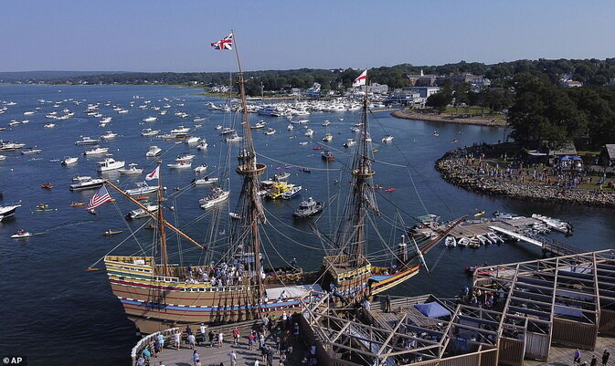 Славный «Mayflower II» прибыл в Плимут