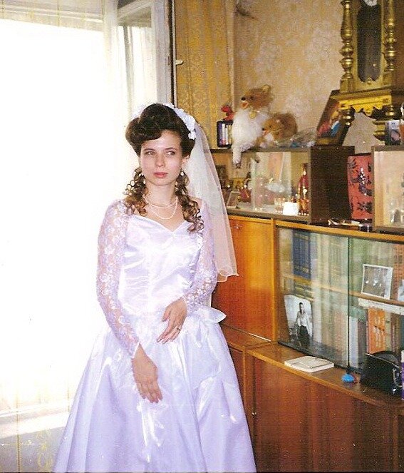 Свадебные фото 90 годов Какие они были -свадебные платья 90-х годов? Анастасия Стерлигова Дзен