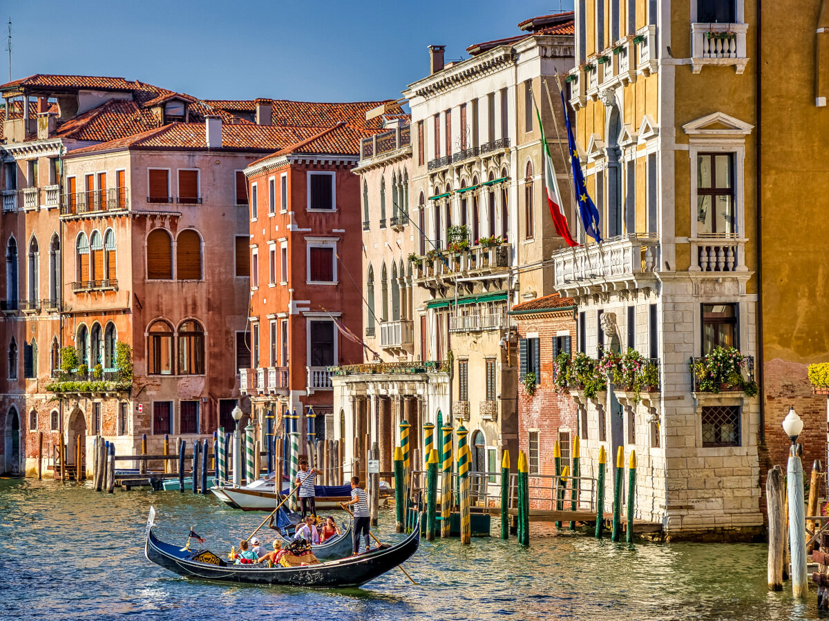 Город Венеция и Венецианская лагуна, Италия (с 1987 Всемирное наследие ЮНЕСКО)