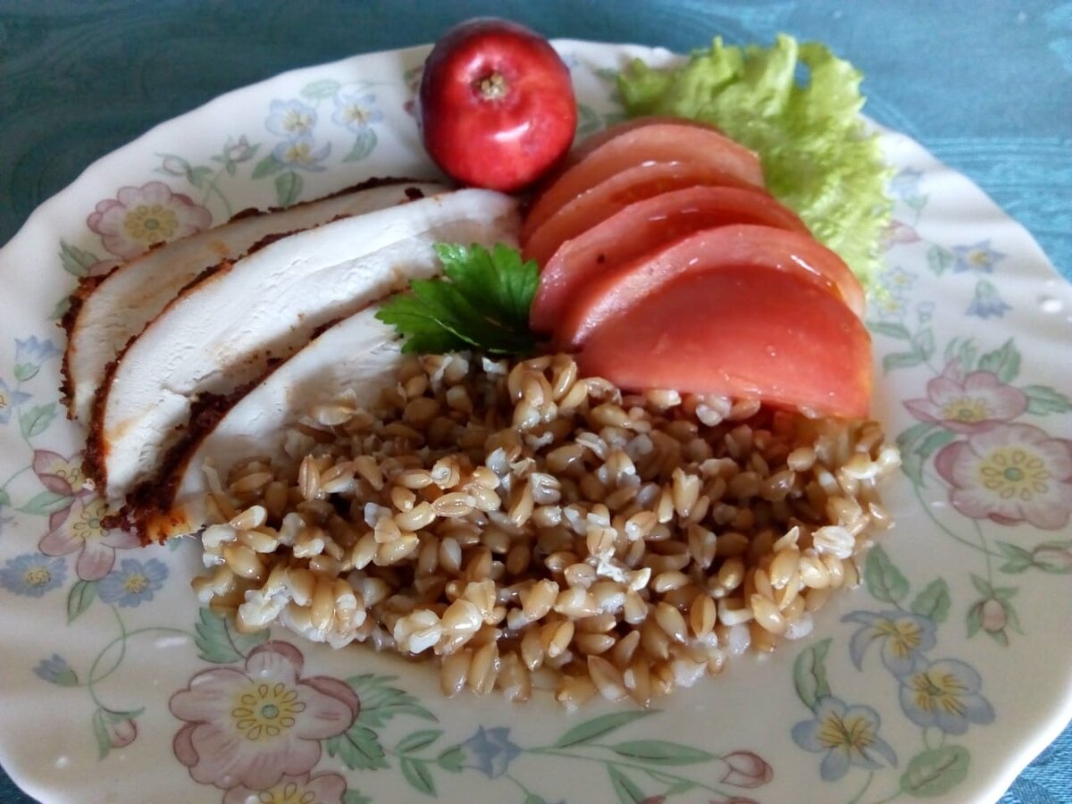 Завтрак, организованный по принципу "тарелки"