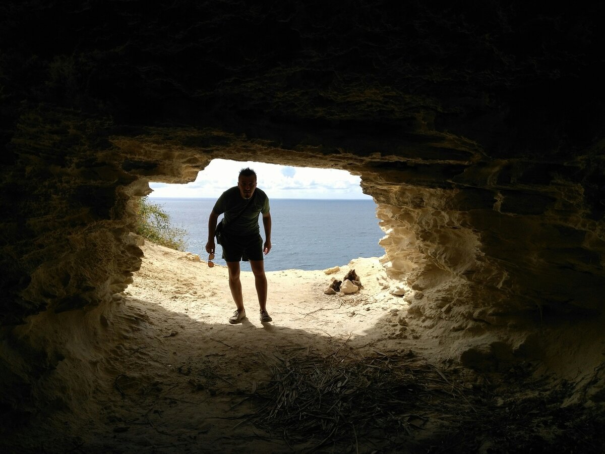 Пещера на верхнем ярусе