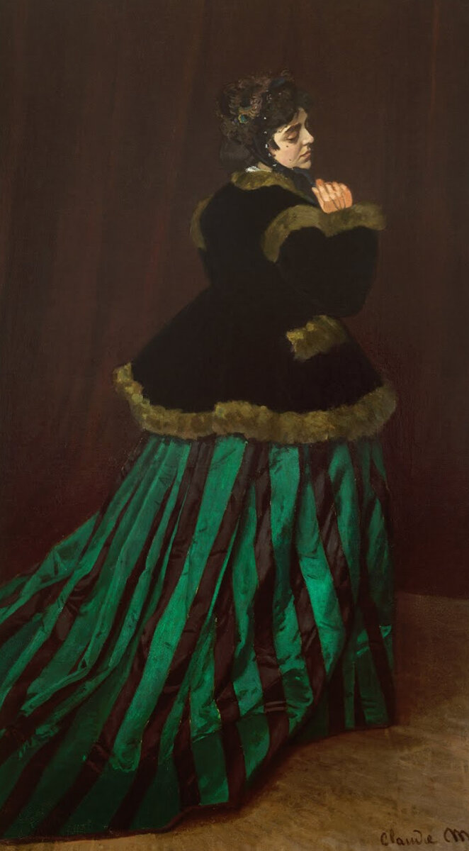 Клод Моне "Дама в зелёном", 1886 г. 
