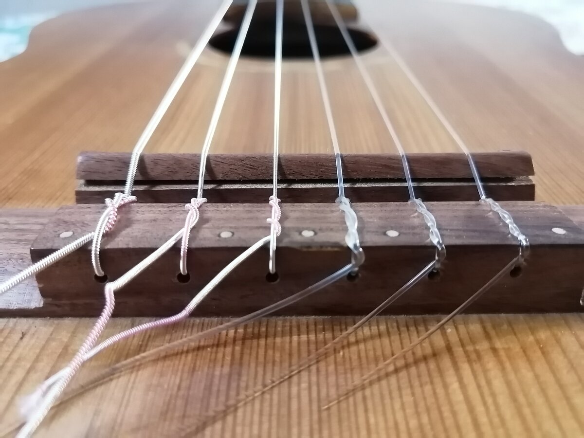 Крепление карбоновых струн