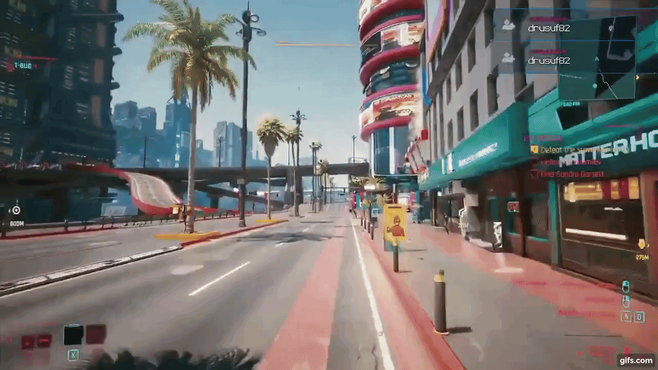 А потом на два блока вниз