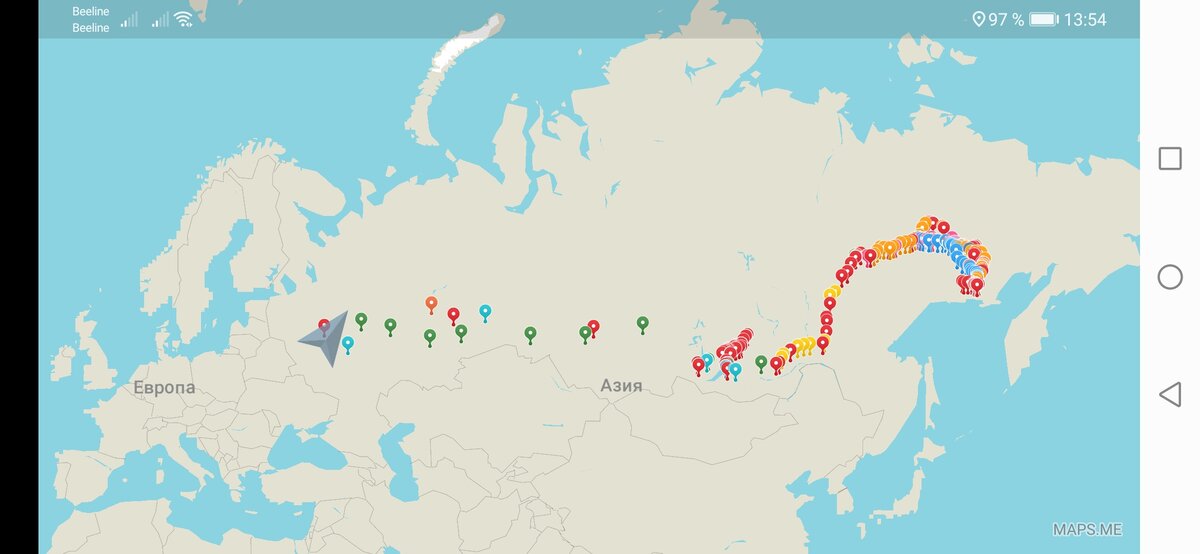 Точки на моей карте