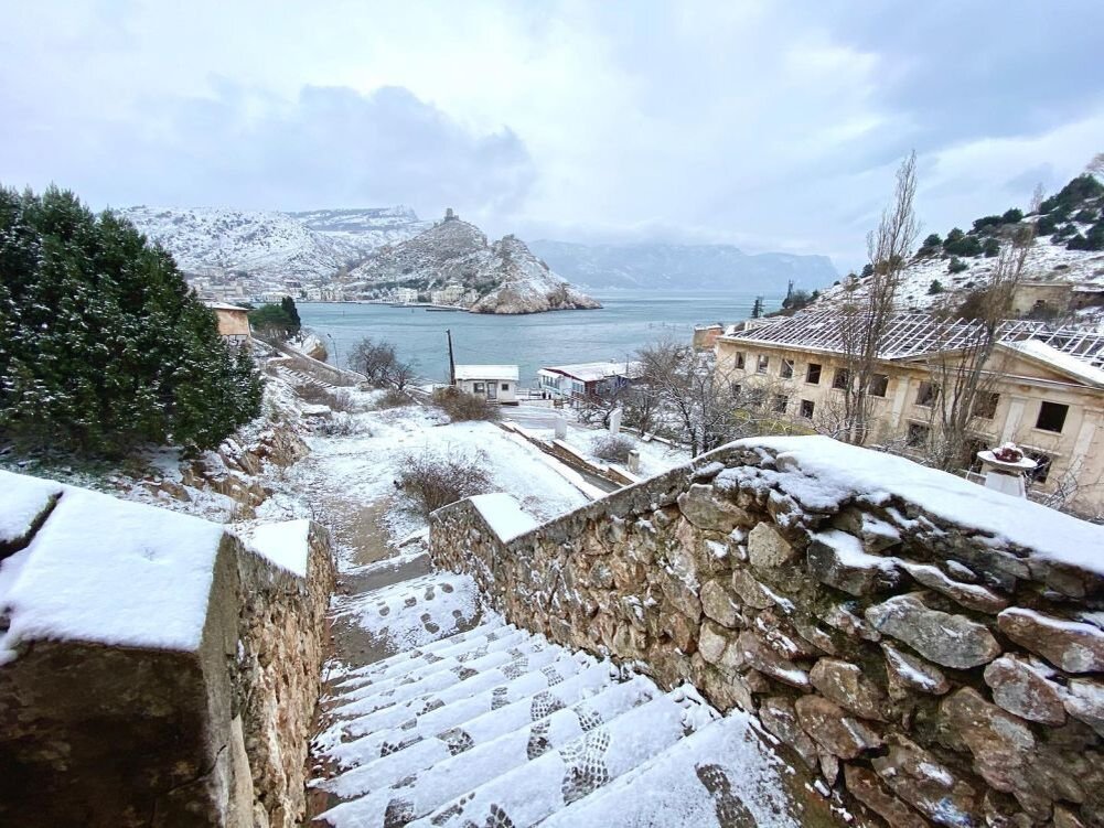 Зима в Балаклаве. Фото Юлии Блоцкой