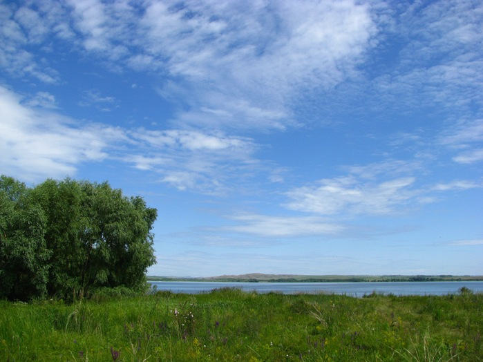 Вид на водохранилище