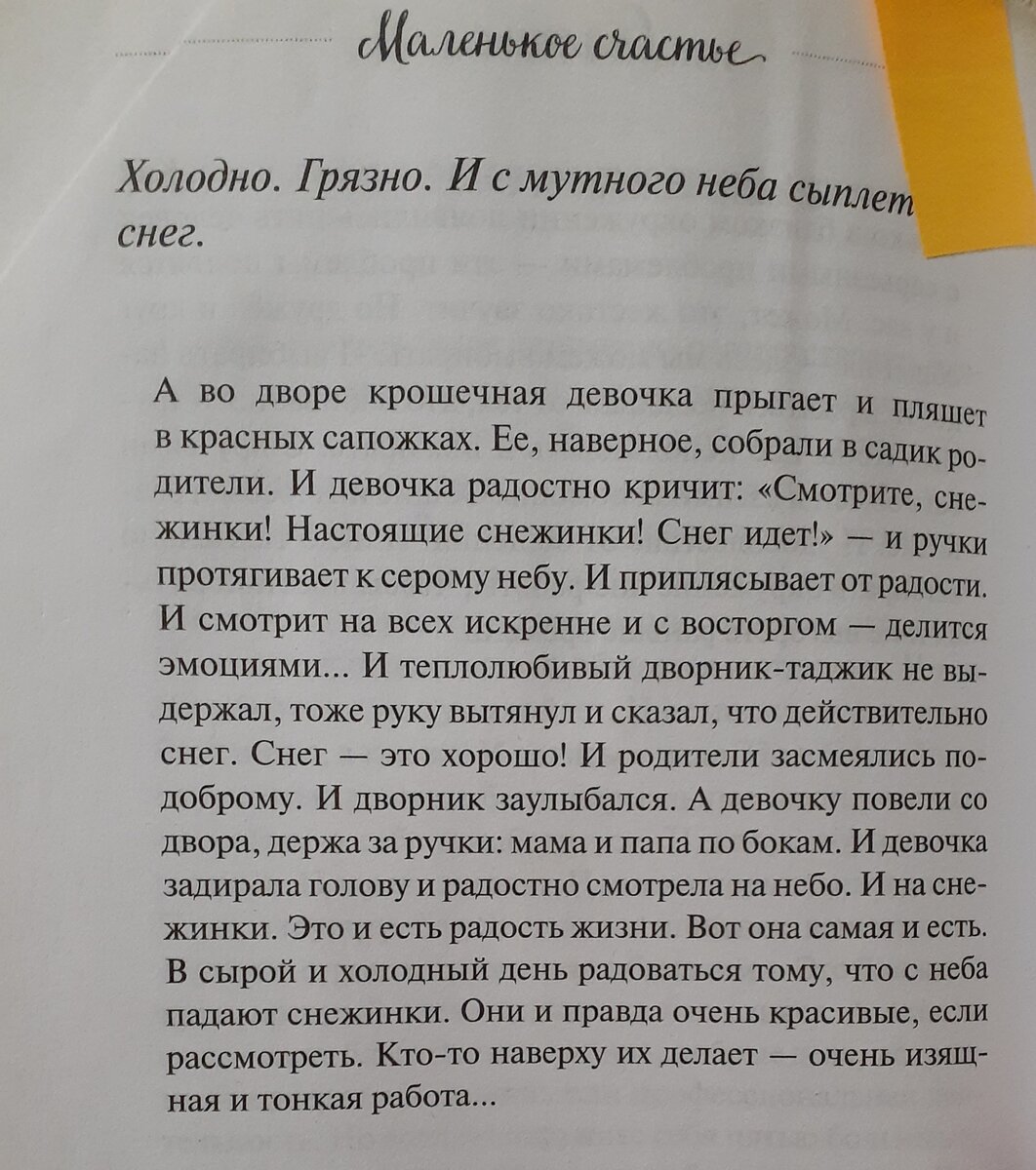 История из книги Маленькое счастье. Автор Анна Кирьянова.