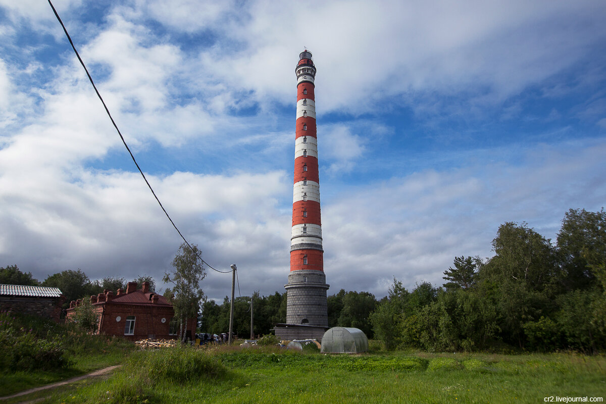 Стороженский маяк. Сторожно, Ленинградская область, Ладожское озеро. Фото автора статьи 