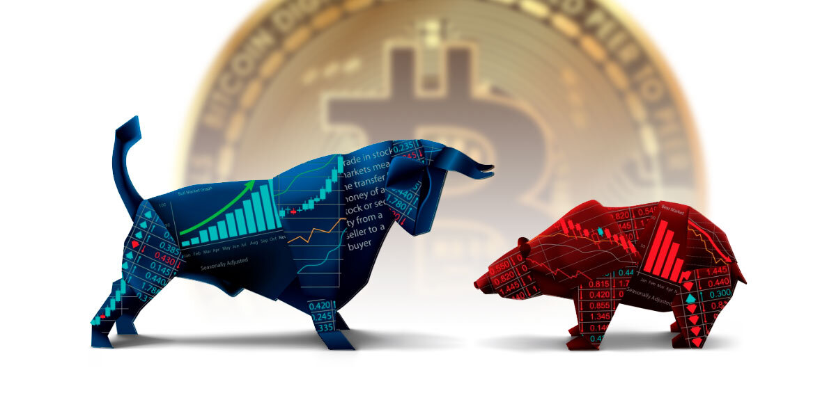 Бык и медведь.