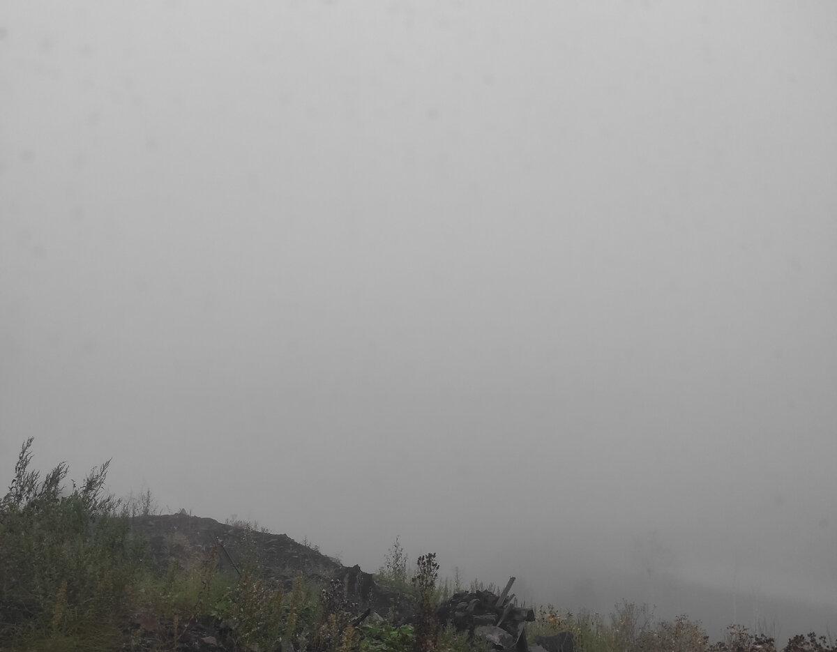 Вот такой вид с рабочей площадки был сегодня