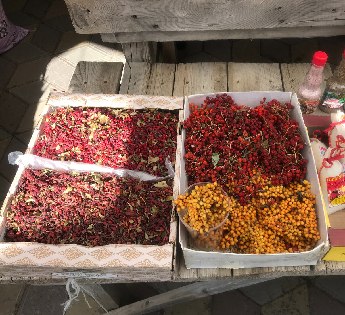 На рынке в Домбае.