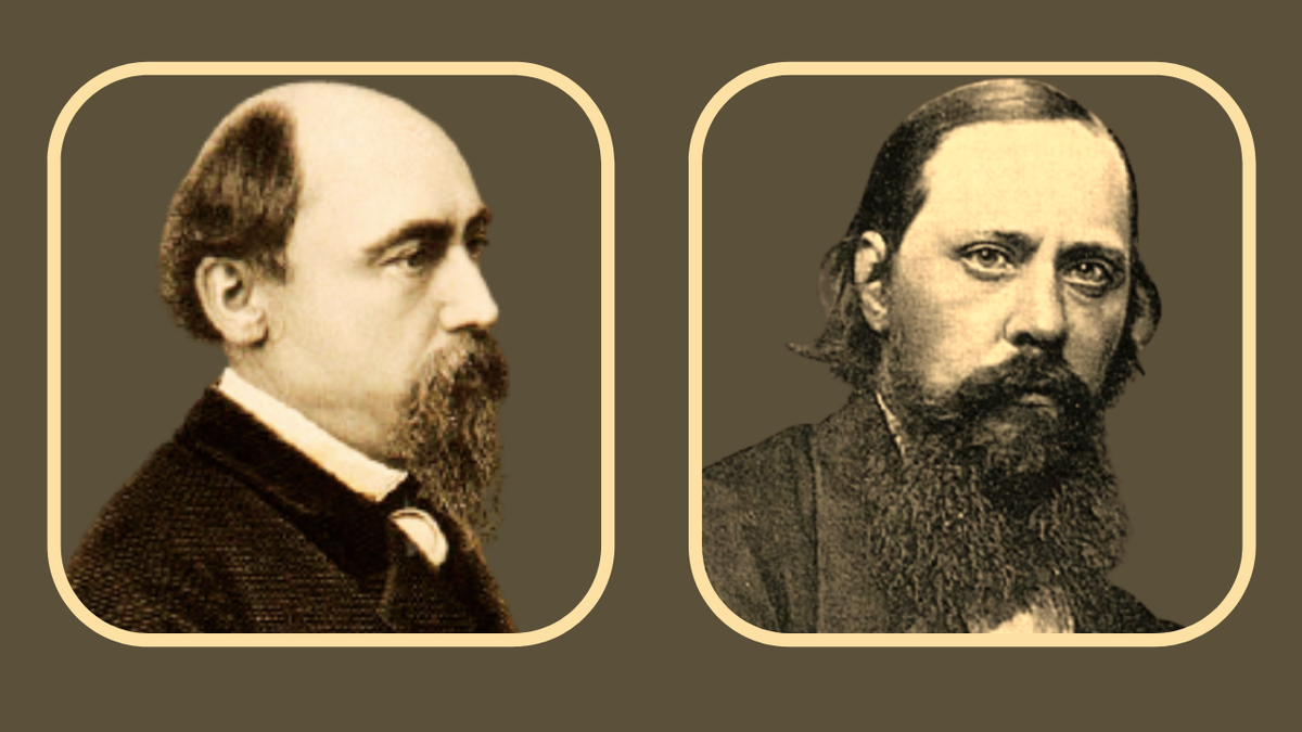 Николай Некрасов и Михаил Салтыков-Щедрин