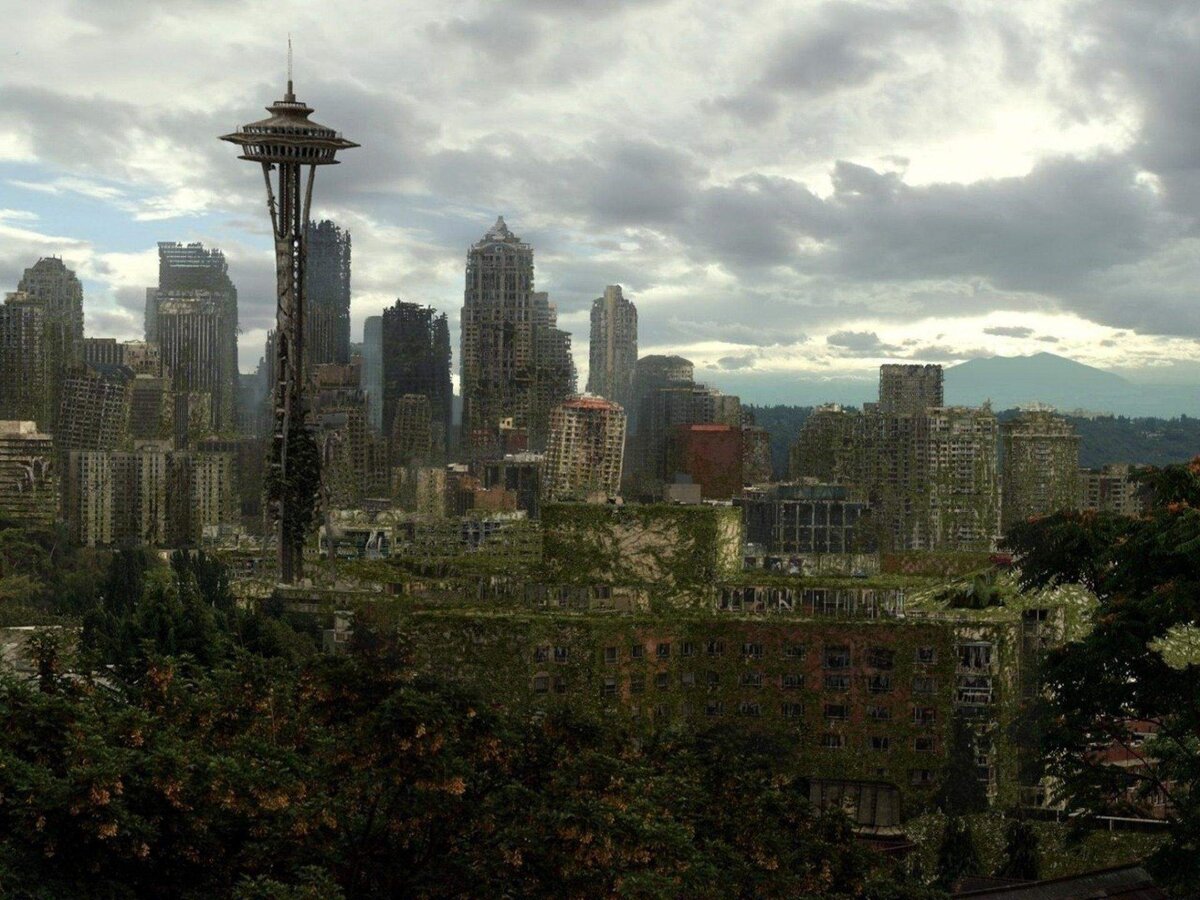 В конце концов на месте городских районов останутся большие холмы.