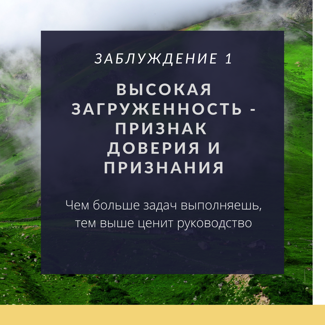 7 заблуждений про работу, личную эффективность, карьеру и достижения |  Калейдоскоп жизни | Дзен