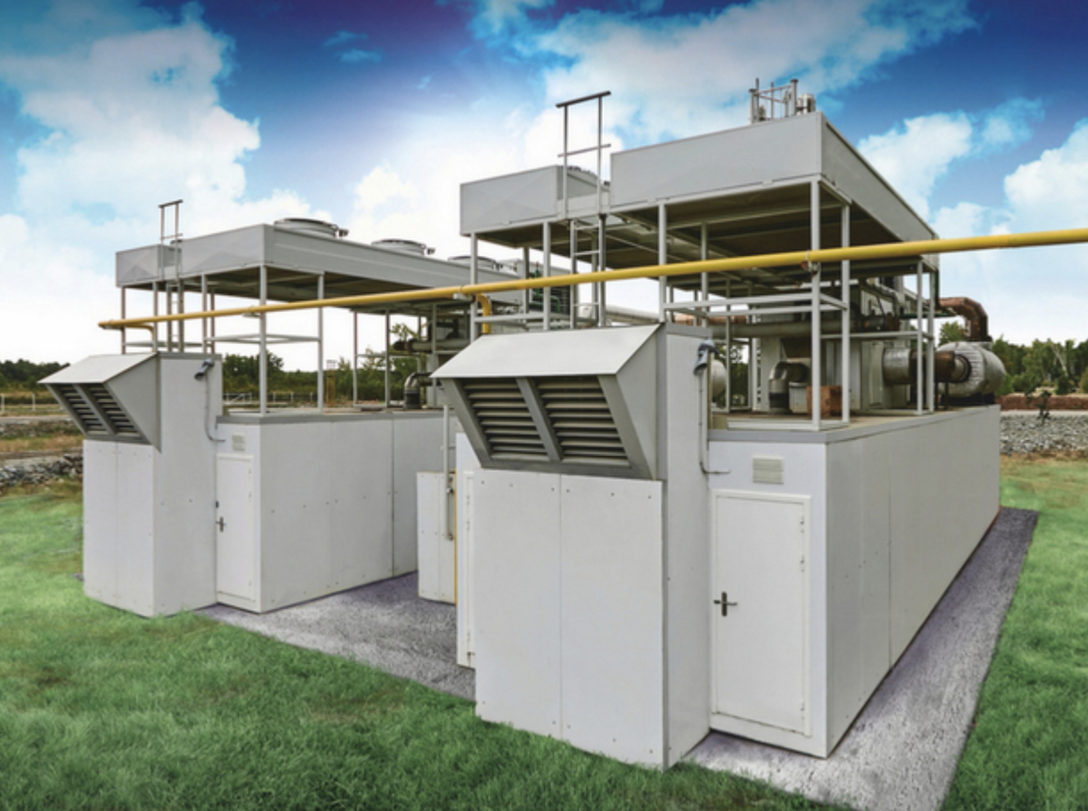 Блочно-модульная газо-поршневая электростанция, из открытых источников