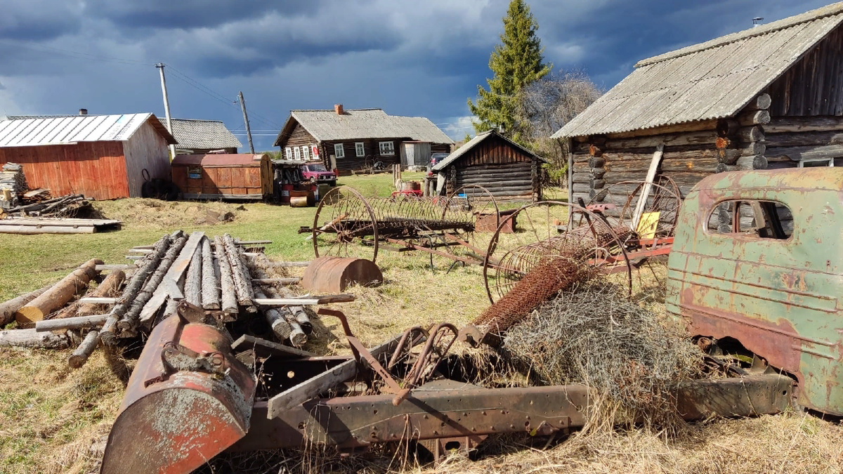 Шикарное освещение перед дождем