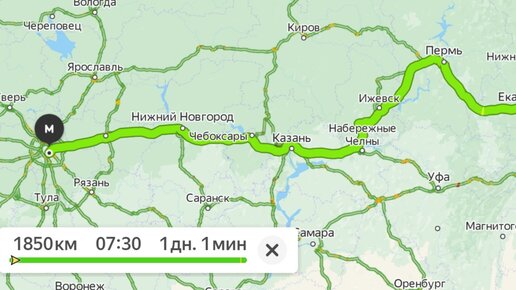 Трасса м12 до екатеринбурга на карте россии проект