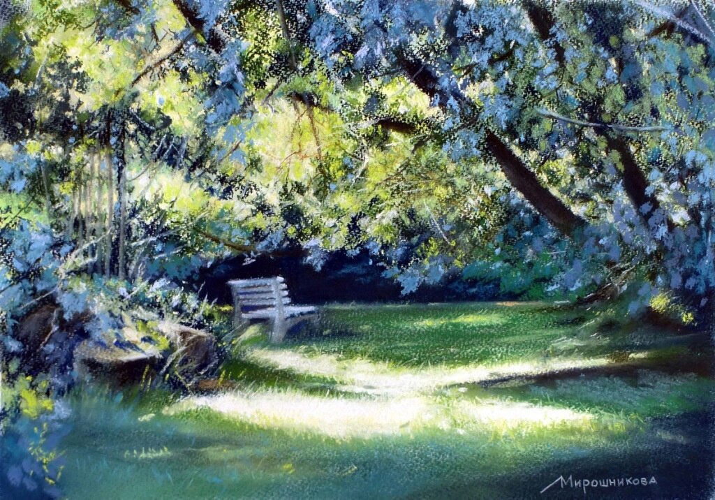 Пастель Лены Мирошниковой https://vk.com/lenagueguen