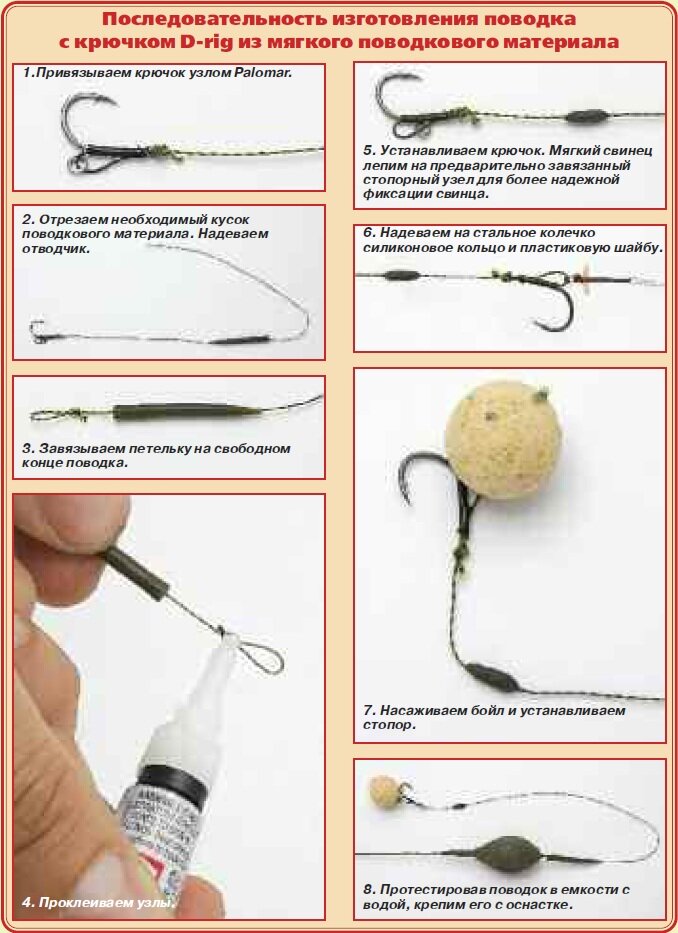 

 Готовые крючки «D-rig» не часто встречаются в продаже.