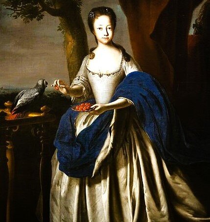 Церемониальный портрет Шарлотты Кристины, неизвестный художник, 1710 -1715 гг.