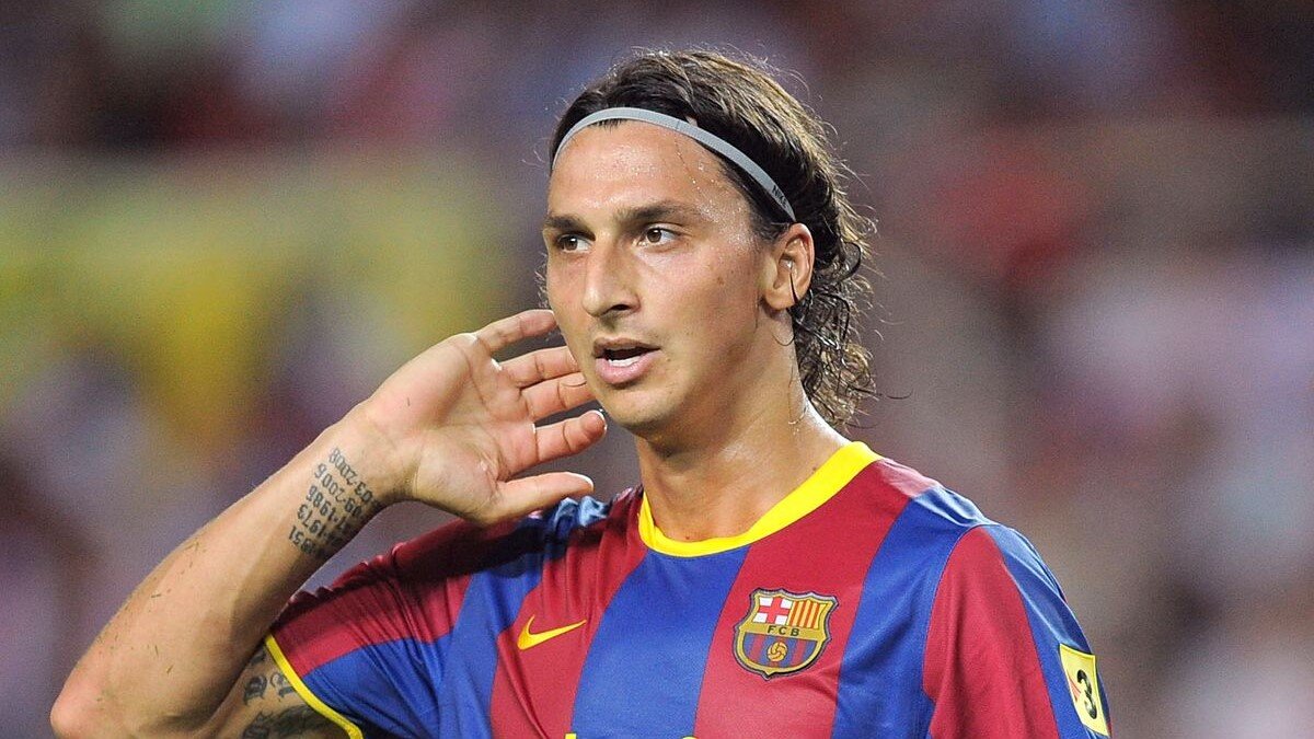 Златан Ибрагимович в "Барселоне"