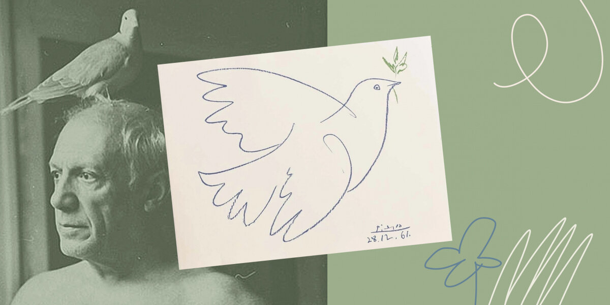 Пикассо и его голубка — символ мира