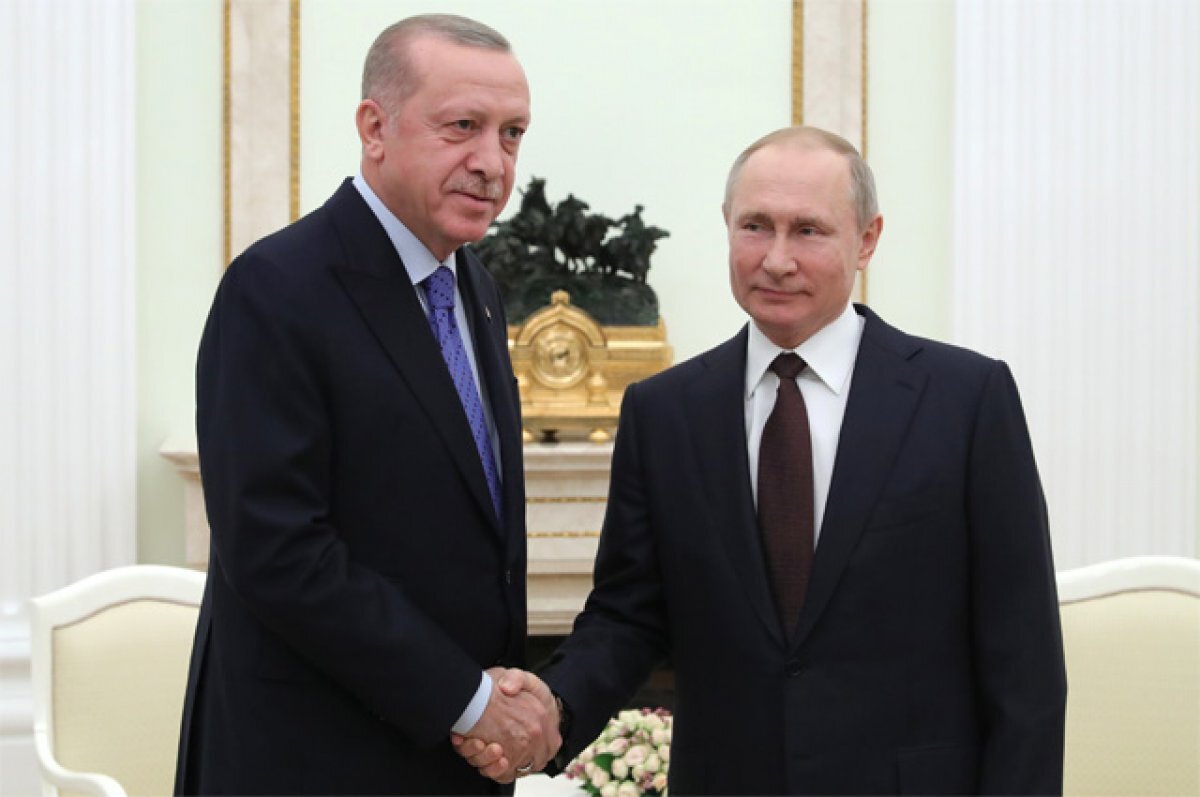    Реджеп Эрдоган, Владимир Путин.