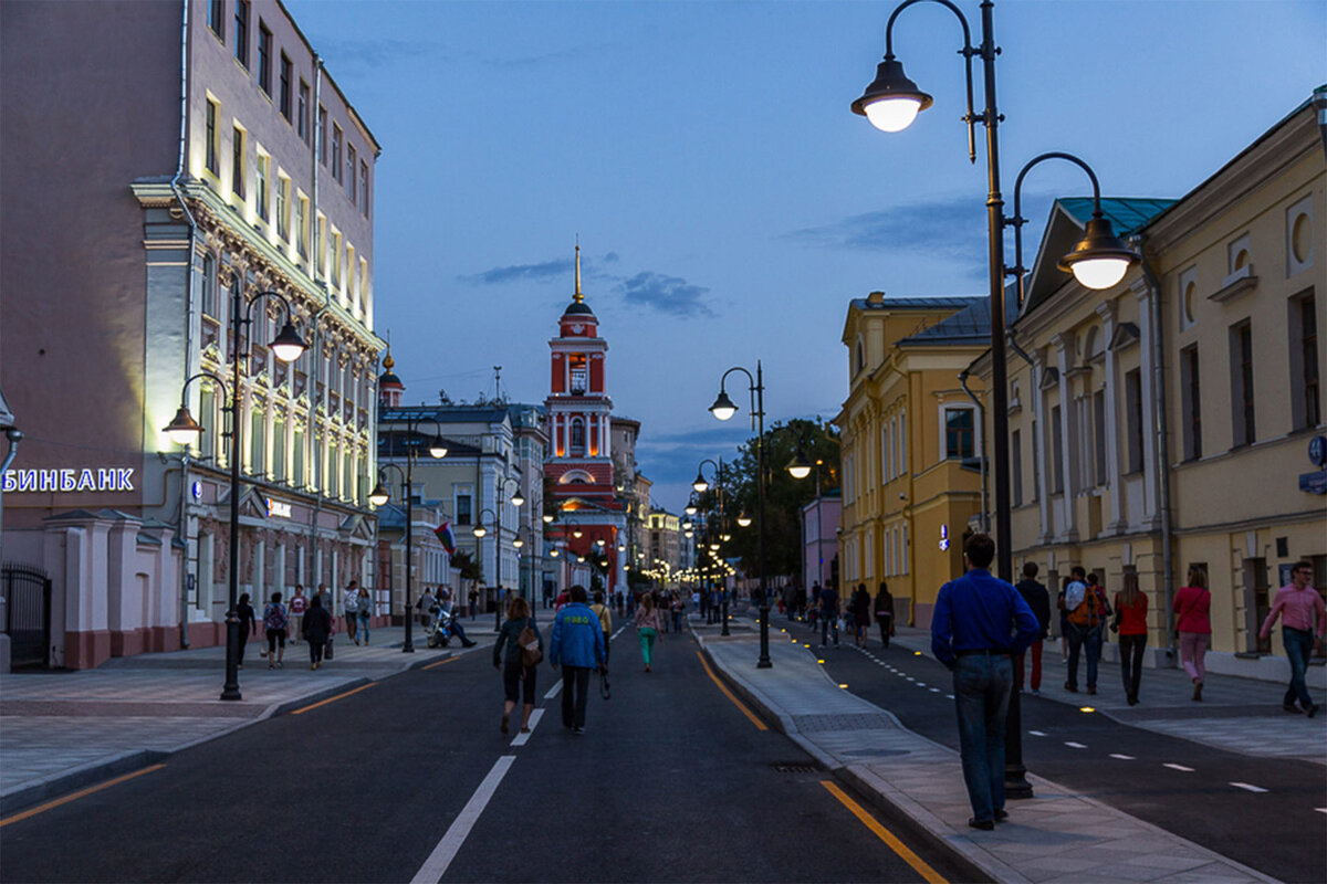 городские улицы москвы