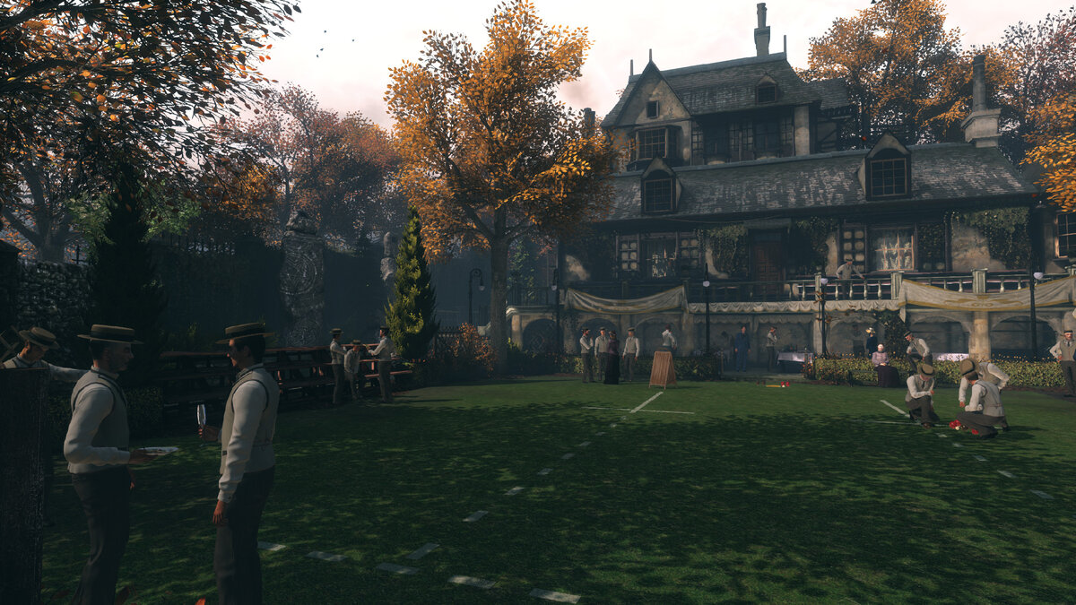 Поле и локация для игры в лоун-боулз