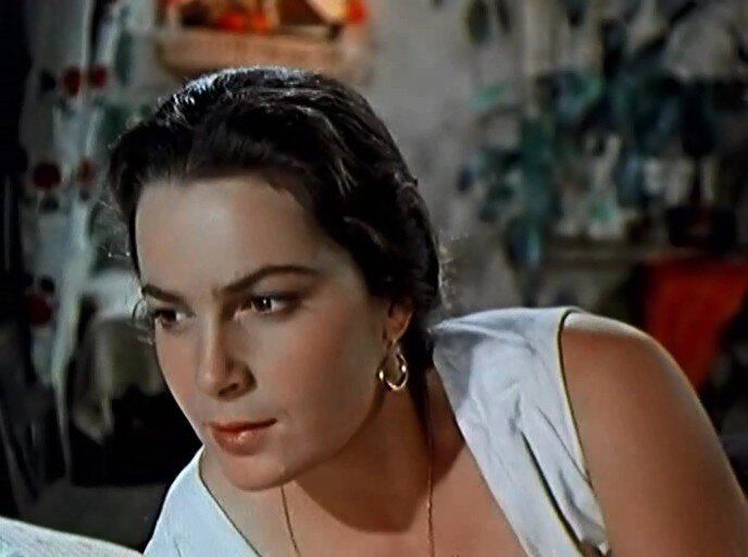 Элина Быстрицкая в роли Аксиньи Астаховой в фильме "Тихий Дон" (1958)